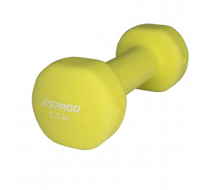 Гантель Espado 1,5кг жёлтый Гантель Espado 1,5кг жёлтый